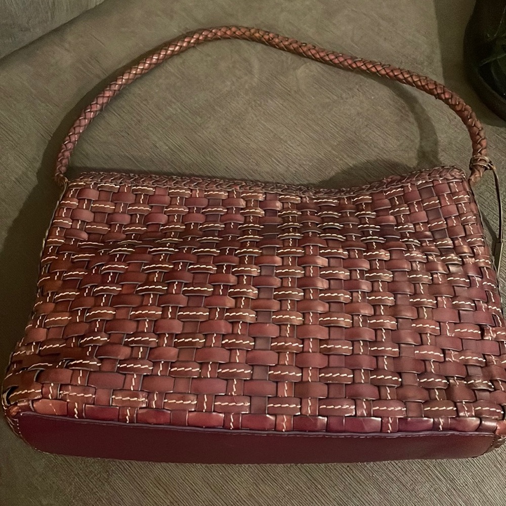 ELLIOTT LUCCA Woven Leather Handbag